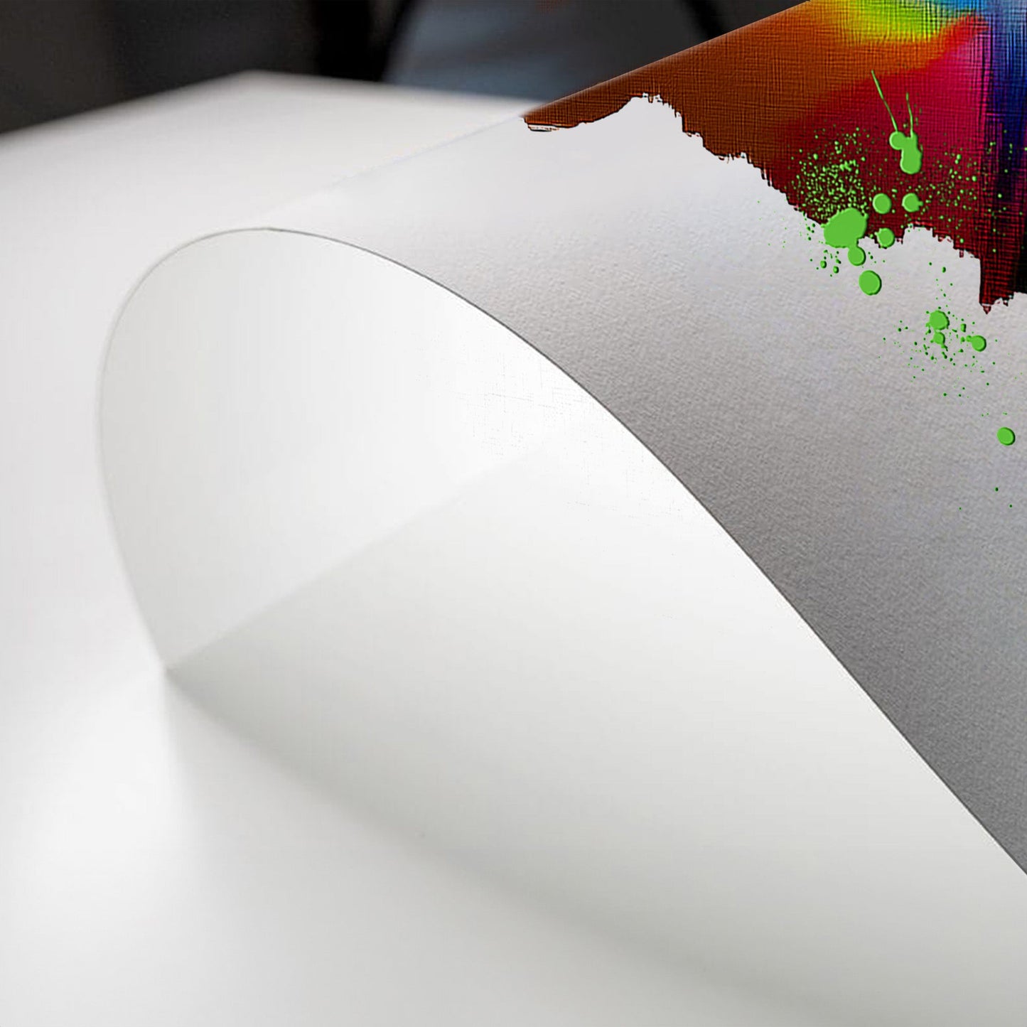 Close up of fine art paper detail for abstract art