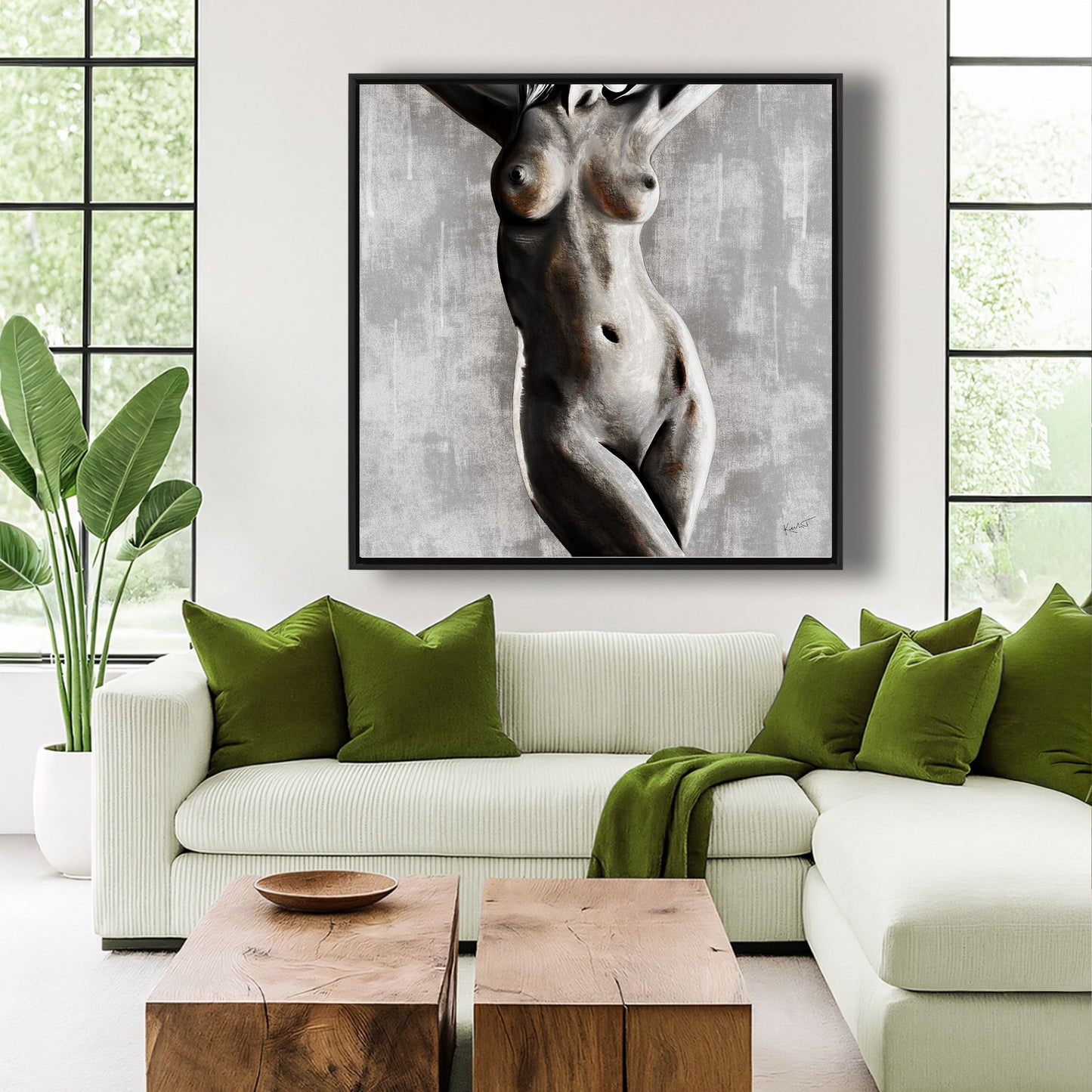 Courage in the Flesh | Print On Fine Art Canvas