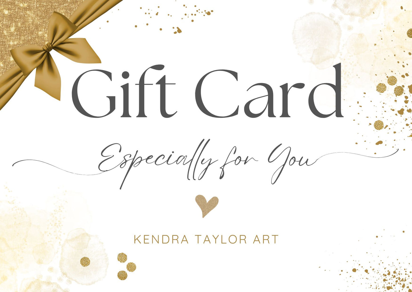 Kendra Taylor Art - GIFT CARD