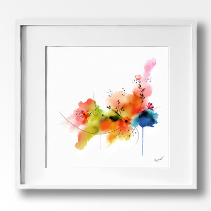 Set of 4 Spring-Inspired Abstract Prints by Kendra Taylor Art | Perfect for your gallery wall.