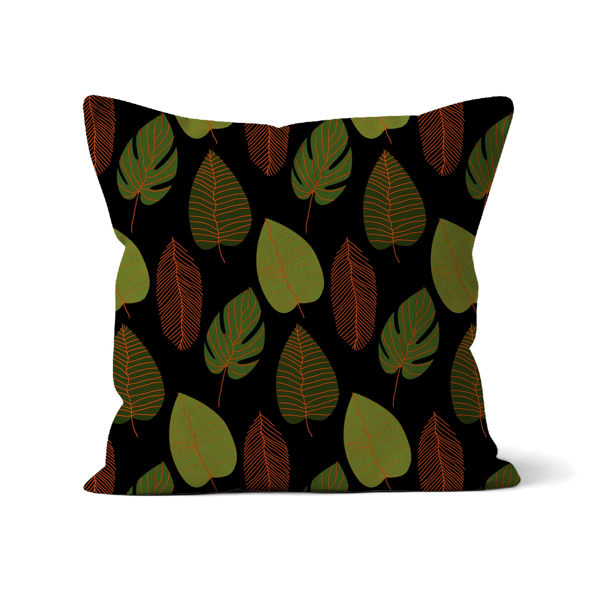 Autumn-Inspired-Cushion-BurntOrange-Green-Leaf