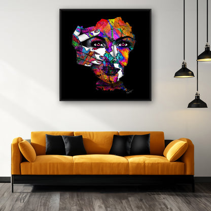 Colourful Modern Abstract Figurative Painting | The Lens of Awareness 2