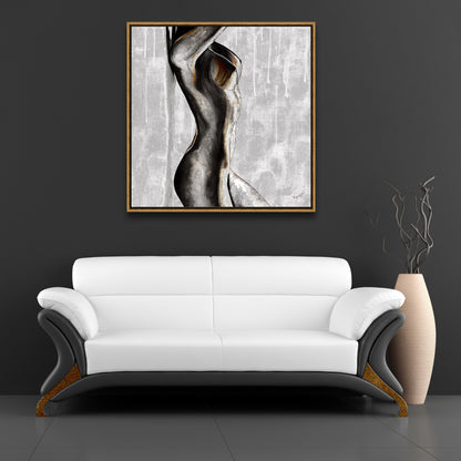 Contemporary Neutral Figurative Art | Body as Sanctuary Shown in Neutral Living Room