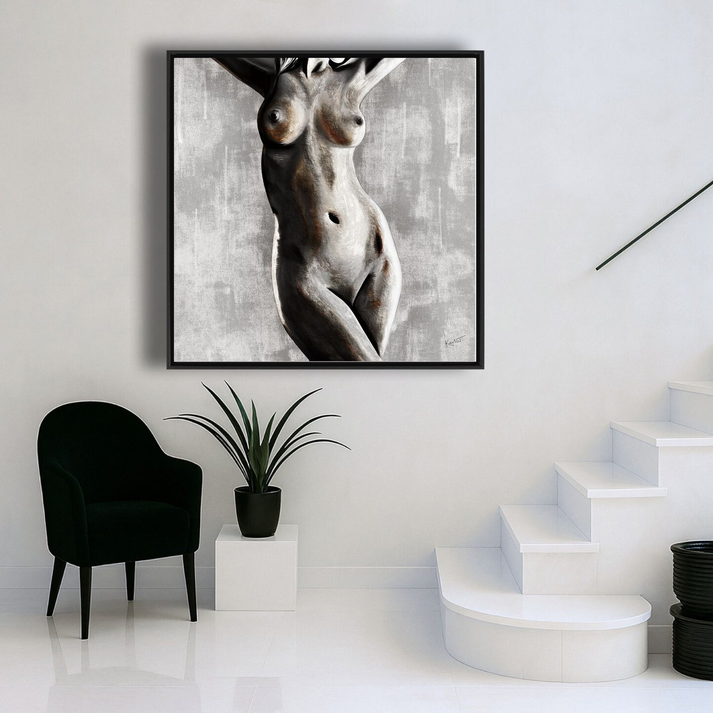 Courage in the Flesh | Print On Fine Art Canvas