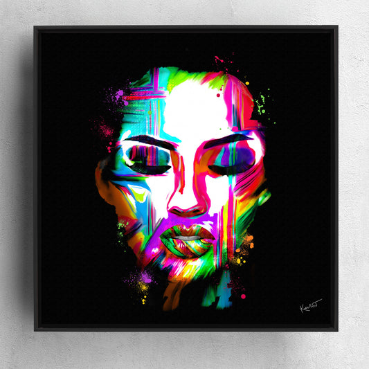 Vibrant Abstract Portrait Fine Art Painting | Seeing Unseen 2